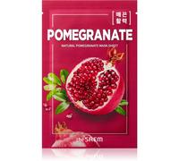 The Saem Natural Mask Sheet Pomegranate Masque Tissu Lifting Intense Et Éclat 21 Ml