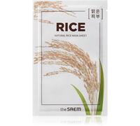 The Saem Natural Mask Sheet Rice Masque Tissu Hydratant Et Lissant 21 Ml