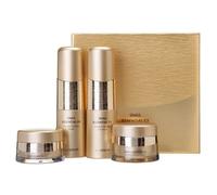 The Saem - Snail Essential EX Wrinkle Solution Skin Care Set : Tonique 150ml + Emulsion 150ml + Crème 50ml + Crème contour des yeux 31ml - Coffret soin visage anti-rides