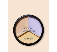 THESAEM Cover Perfection Triple Pot Concealer 03 Correct Up Beige - pour peaux claires à très claires - Correcteur 3 couleurs à couvrance totale - Couvre les imperfections, cernes, rougeurs