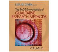 The Sage Encyclopedia Of Qualitative Research Methods