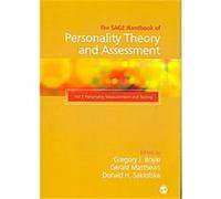 The Sage Handbook of Personality Theory and Assessment