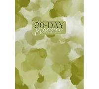The Sage Muse 90-Day Planner: Undated Watercolor Aesthetic Daily Goal, Wellness, Productivity, and Budget Tracker for Women