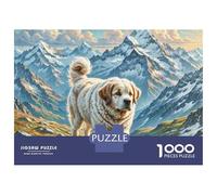 The Saint Bernard 1000 Pièces Puzzle en Papier Écologique Puzzle Loyal Dog Extrêmement Difficile Défi Unique Puzzles Cadeaux pour La Famille Et Les Amis 70x50cm/1000pcs