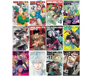 The Sakamoto Days Series 12 Manga Books Set (Vol. #1 - #12)