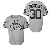 The Sandlot Benny Jersey The Jet Rodriguez Michael Squints Palledorous Alan Yeah-Yeah McClennan Maillot de baseball - gris - Taille M