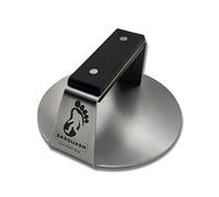 The Sasquash Presse à hamburger brisée robuste avec poignée plate extra large de 15,2 cm - Presse à hamburger brisée en acier inoxydable de qualité commerciale (presse à hamburger Indestructo)