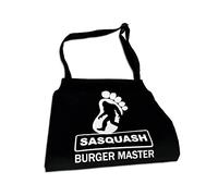 The Sasquash - Tablier Burger Master résistant pour burger, noir, Taille unique