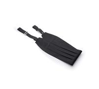 The Savile Row Company London Ceinture réglable en soie noire pour homme, Noir , taille unique