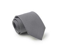 THE SAVILE ROW COMPANY LONDON Cravate en soie à motifs pour homme, Bleu marine à pois, taille unique