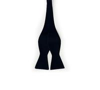 THE SAVILE ROW COMPANY LONDON Nœud papillon 100% soie pour hommes, Noir