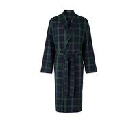 THE SAVILE ROW COMPANY LONDON Peignoir léger en coton brossé doux pour homme, Vérification de la fenêtre verte, XXL