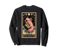 The Saxolotl Axolotl Amphibian Saxophone Saxiste Tarot Sweatshirt