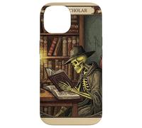 The Scholar Tarot Card Squelette Lecture Book Rat de bibliothèque Coque pour iPhone 14