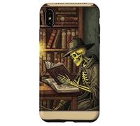 The Scholar Tarot Card Squelette Lecture Book Rat de bibliothèque Coque pour iPhone XS Max