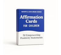 The School of Mindfulness Mindful Explorers Series Cartes d'affirmation et cartes d'affirmation