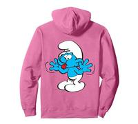 The Schtroumpfs Jokey Schtroumpf Langue Joyful Blue Comic Smurfette Sweat à Capuche, Unisexe pour Adultes, Rose Vif, XXL