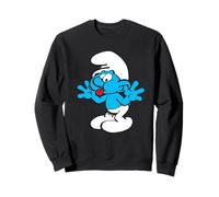 The Schtroumpfs Jokey Schtroumpf Langue Joyful Blue Comic Smurfette Sweatshirt