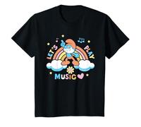 The Schtroumpfs Movie Let's Play Music Papa Schtroumpf Dance Kids T-Shirt