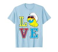 The Schtroumpfs Movie Schtroumpfette Love College Sports Text T-Shirt