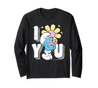 The Schtroumpfs Movie Summer I Love You Flowers Valentine's Day Manche Longue