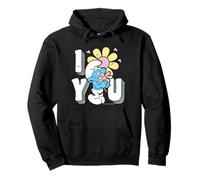 The Schtroumpfs Movie Summer I Love You Flowers Valentine's Day Sweat à Capuche