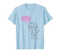 The Schtroumpfs Schtroumpfette I Can Be Grouchy Too T-Shirt, Homme, Bleu Céleste, L