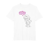The Schtroumpfs Schtroumpfette I Can Be Grouchy Too T-Shirt, Homme Grandes Tailles, Blanc, 5X Tall