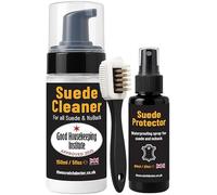 The Scratch Doctor Kit complet d'entretien pour daim et nubuck avec nettoyant, mousse protectrice en spray et brosse à fil professionnel inclus pour chaussures, bottes, sacs, vestes