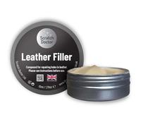 The Scratch Doctor Pâte réparatrice pour cuir - répare les déchirures, brûlures et trous, beige