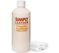 The Scratch Doctor Simply Leather Crème de protection pour meubles, canapés, sièges de voiture, utilisation sur cuir, similicuir et vinyle applicateur inclus (1000 ml)