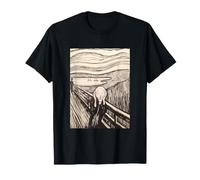 The Scream de Munch Expressionnisme Art Peinture Anxiété T-Shirt