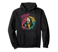 The Scream Graffiti Art Pop Culture Horreur Street Style Sweat à Capuche