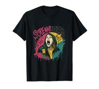 The Scream Graffiti Art Pop Culture Horreur Street Style T-Shirt