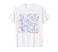 The Sea is Calling Coastal Shell Beach Lover Esthétique T-Shirt
