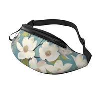 The Sea Sac banane imprimé pour homme et femme Sac banane de course à pied Sac banane Sac de poitrine Sac de poitrine Sac de voyage Randonnée Sac à dos, Fleurs de printemps Dogwood, Taille unique