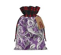 The Sea Witch Inspired Pochettes en toile de jute multicolores avec cordon de serrage, sacs respectueux de l'environnement pour les fêtes, les cadeaux de mariage, taille M