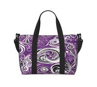 The Sea Witch Inspired Sac de voyage imperméable et léger pour voyages de 3 à 5 jours | Voyage en avion, sport, week-end | Hommes et femmes (lot de 1), Noir , Taille unique