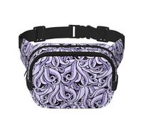 The Sea Witch Sac banane unisexe réglable double couche pour activités de plein air voyage course randonnée, Noir , Taille unique