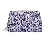 The Sea Witch Trousse à maquillage portable en cuir étanche avec fermeture éclair pour la maison, les voyages et pour organiser les articles de toilette divers, blanc, Taille unique