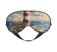 The Seaside Lighthouse Masque pour les yeux léger léger Voyage Yoga Sieste Méditation Camping Travail Relaxation