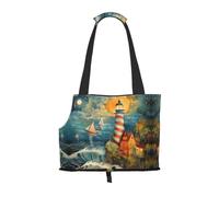 The Seaside Lighthouse Sac de transport pour animal domestique Sac à main pour animaux domestiques