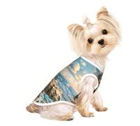 The Seaside Lighthouse T-shirt sans manches pour petit chiot ou chaton