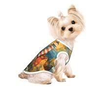 The Seaside Lighthouse T-shirt sans manches pour petit chiot ou chaton