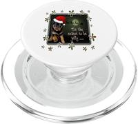 The Season to Be Jolly Cute Pupp Vœux de Noël PopSockets PopGrip pour MagSafe