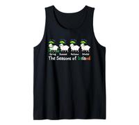 The Seasons Patrick's Day Irlande Quatre Jolis trèfles en Forme de Mouton Débardeur