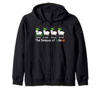 The Seasons Patrick's Day Irlande Quatre Jolis trèfles en Forme de Mouton Sweat à Capuche