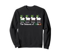 The Seasons Patrick's Day Irlande Quatre Jolis trèfles en Forme de Mouton Sweatshirt