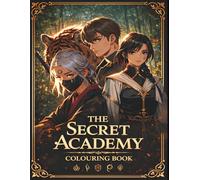 The Secret Academy: 75 Anime-Style Character Illustrations to Colour and Customise, with Guided Pages to Shape Personalities, Roles, and Identities ... Healers, Animal Bonds, and Shadow Orders