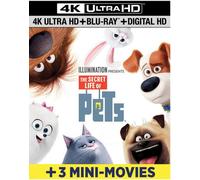 The Secret Life Of Pets [Ultra Hd] With Blu-Ray, Uv/Hd Digital Copy, 4k Maste